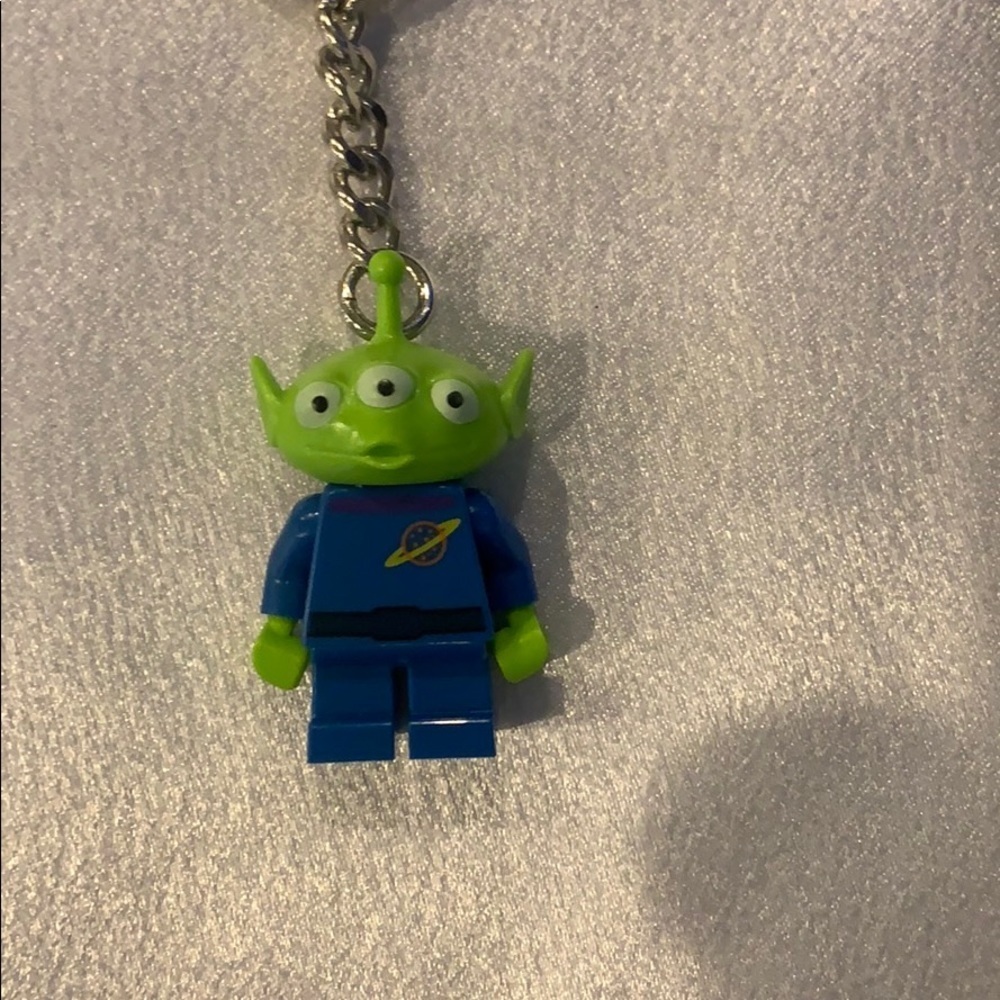 LEGO Toy Story alien key chain